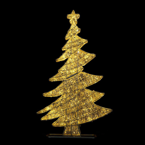 WGC-86109 - 7' 3mm Warm White LED Christmas Tree, 1100 Lights - Wintergreen Corporation