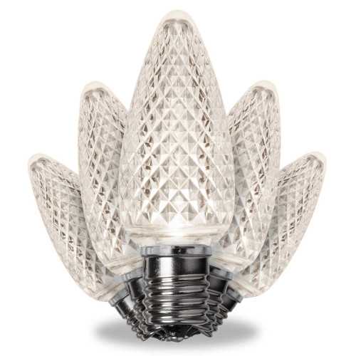 WGC-87408 - C9 Pure White LED Bulbs, 25-Pack - Wintergreen Corporation