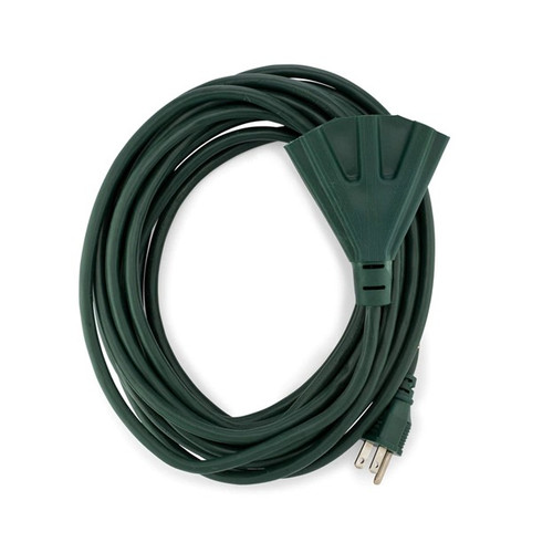 WGC-87613 - SJTW Green Multi Outlet Extension Cord, Indoor Outdoor Use, 12' - Wintergreen Corporation