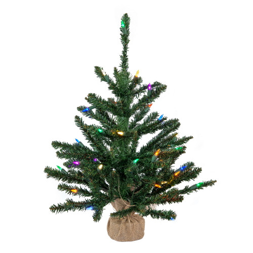 VIC-B160426LED - 24" Anoka W/Burlap Base Dura L 35 MU - Vickerman