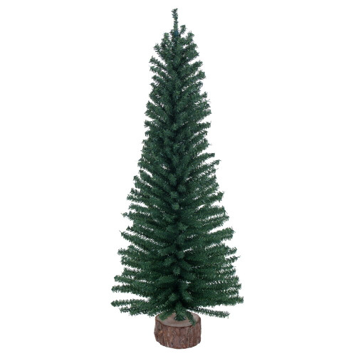 VIC-C804032 - 32" Mini Pine Tree 383 Tips Wood Base - Vickerman