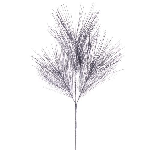 VIC-EH212807 - 24" Silver Metallic Pine Ndle Spray, 2-Pack - Vickerman
