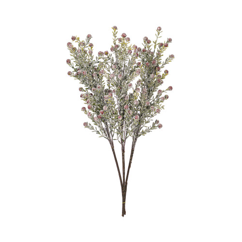 VIC-FNT221130 - 20.5" Frstd Red Berry Grnery Spray, 3-Pack - Vickerman