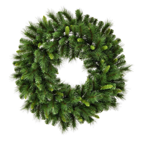 VIC-G193724 - 24" Bangor Mixed Pine Wreath 143 Tips - Vickerman