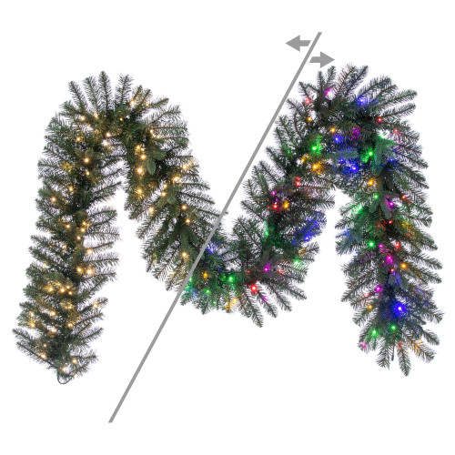 VIC-G250816LEDCC - 9' x 14" Colorado Blue Garland 3mm 150 CC - Vickerman