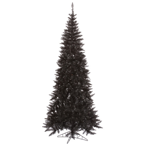 VIC-K161685 - 10' x 50" Black Slim Fir Tree 2260T - Vickerman