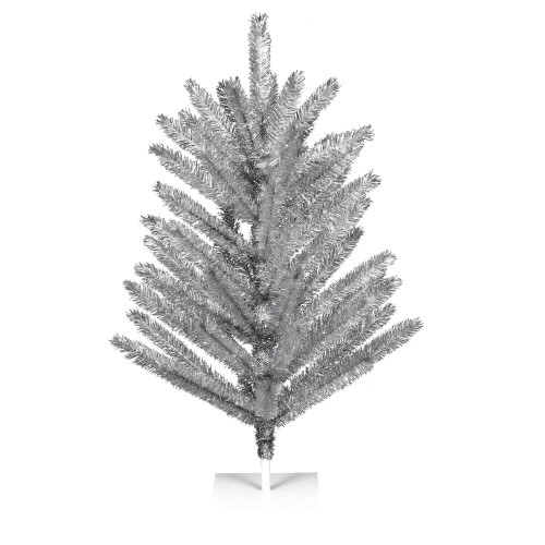 VIC-K196330 - 3' x 31" Vintage Aluminum 39 Branches - Vickerman