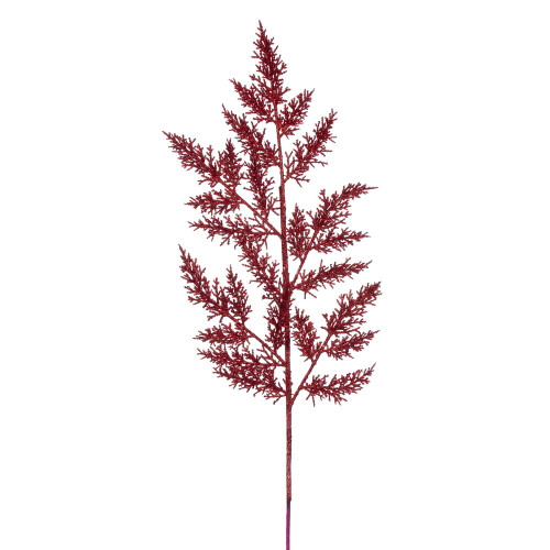VIC-L162403 - 28" Red Glitter Wild Huck Spray, 6-Pack - Vickerman