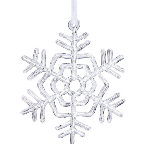 VIC-M110205 - 5" Clear Acrylic Snowflake - Vickerman