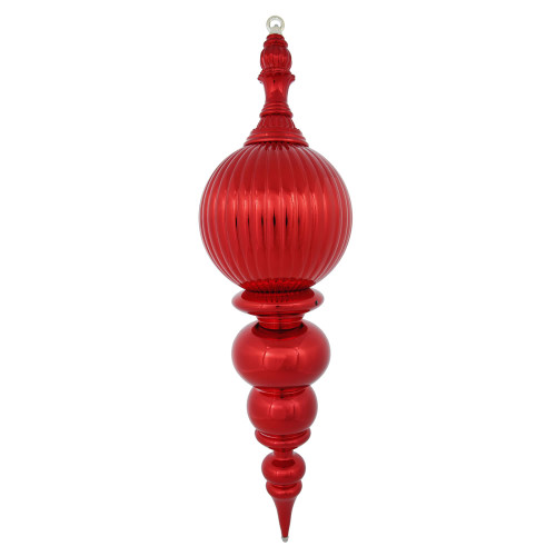 VIC-M162803 - 28" Red Shiny Finial - Vickerman