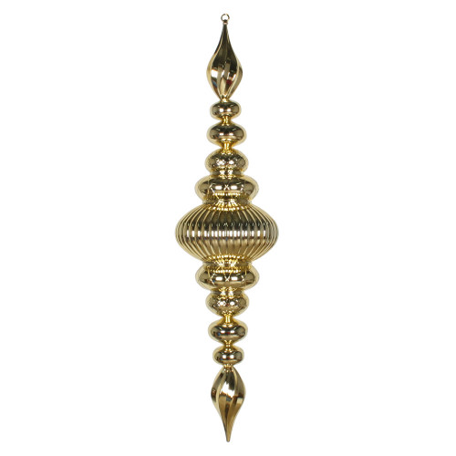 VIC-M183808 - 41" Gold Shiny Finial Ornament - Vickerman