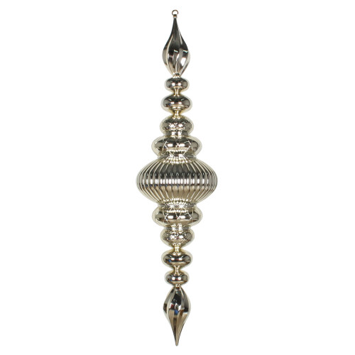VIC-M183838 - 41" Champagne Shiny Finial Ornament - Vickerman
