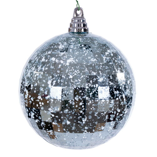 VIC-MC240832 - 6" Baby Blue Mirror Mercury Ornament, 2-Pack - Vickerman