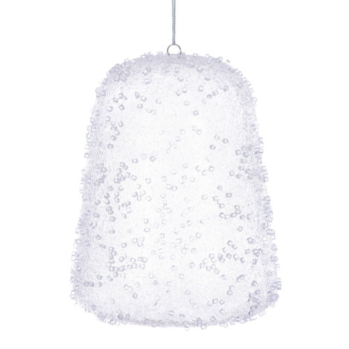 VIC-MC254211W - 8" White Icy Sugar Gum Drop - Vickerman
