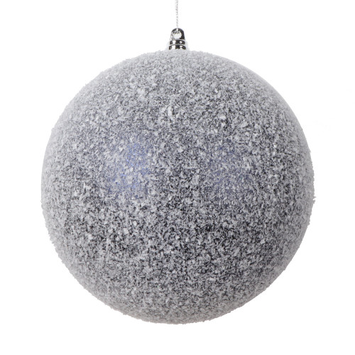 VIC-MT220531W - 6" Midnight Blue Matte Snow Ornament, 2-Pack - Vickerman
