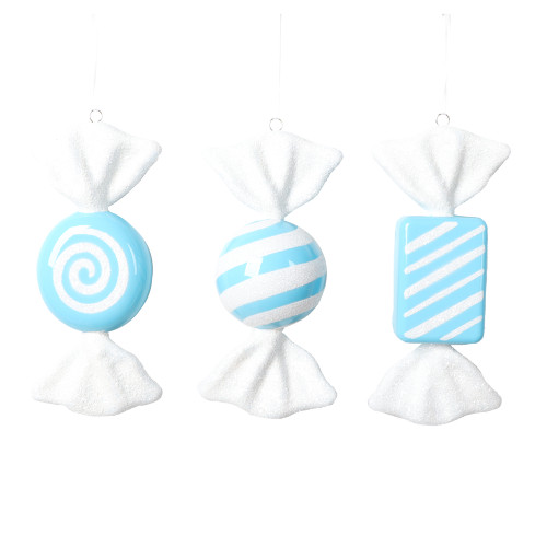 VIC-MT227132 - 7.5"-8" Baby Blue Candy Assortment, 3-Pack - Vickerman