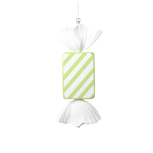 VIC-MT228173 - 18.5" Lime Rectangle Stripe Candy - Vickerman