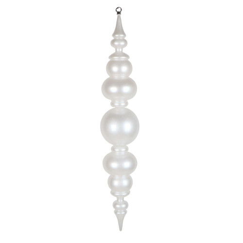 VIC-MT258011UV - 34" White UV Candy Ball Drop Finial - Vickerman