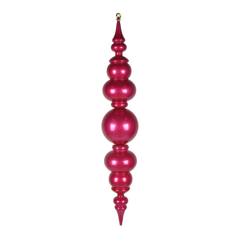 VIC-MT258059UV - 34" Hot Pink UV Candy Ball Drop Finial - Vickerman