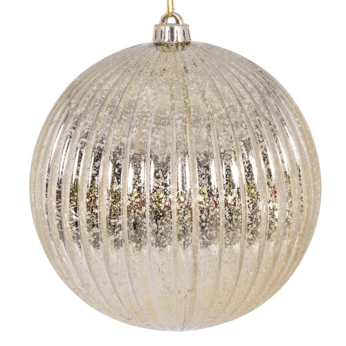 VIC-N162538D - 8" Champagne Mercury Lined Ball - Vickerman