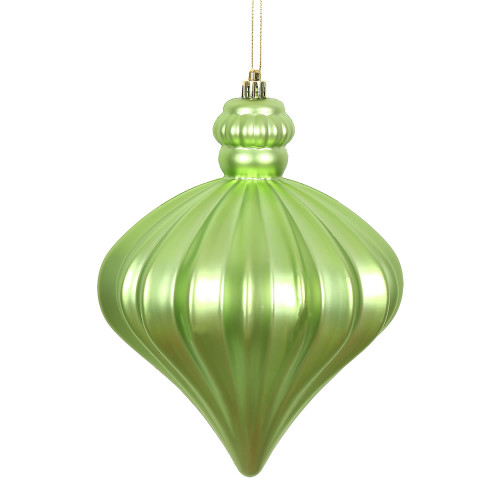 VIC-N175854D - 6" Celadon Matte Onion Drop, 4-Pack - Vickerman