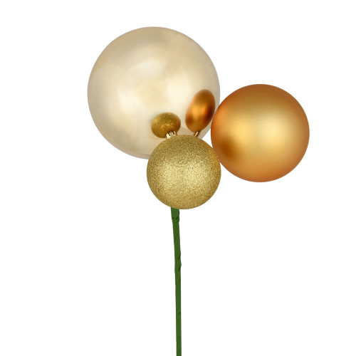 VIC-N193108 - 18" Gold Ornament Pick, 3-Pack - Vickerman