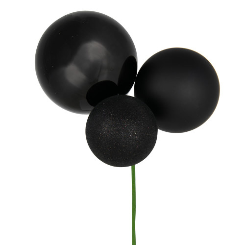 VIC-N193217 - 18" Black Ornament Pick, 2-Pack - Vickerman