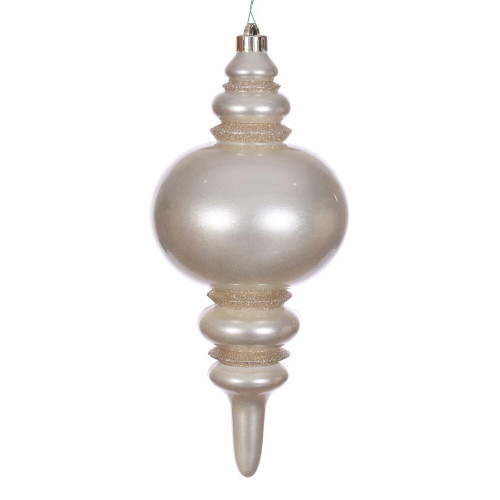 VIC-N241343DCV - 13" Oat Candy Glitter Finial UV - Vickerman