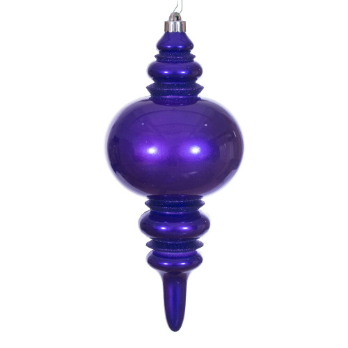 VIC-N241366DCV - 13" Purple Candy Glitter Finial UV - Vickerman