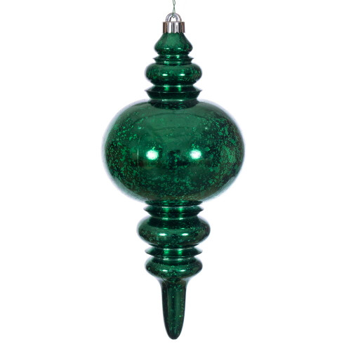 VIC-N241574D - 13" Midnight Green Mercury Finial - Vickerman