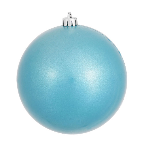 VIC-N590812DCV - 3" Turquoise Candy Ball UV Drilled, 12-Pack - Vickerman