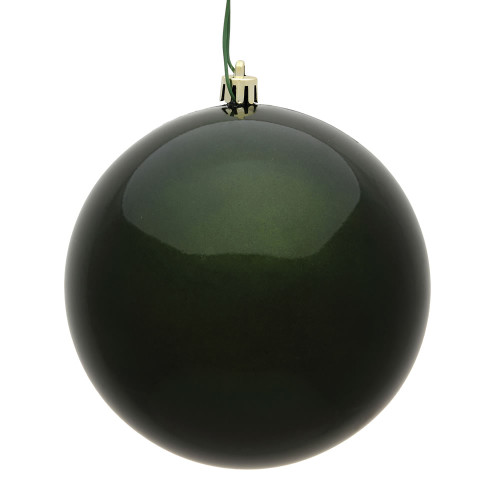 VIC-N591064DCV - 4" Moss Green Candy Ball UV, 6-Pack - Vickerman