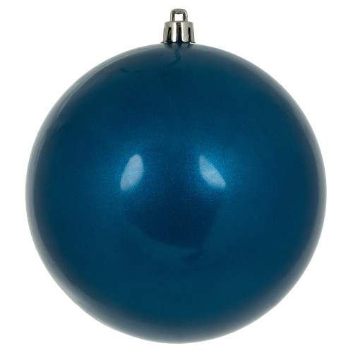 VIC-N591202DCV - 4.75" Blue Candy Ball UV Drilled, 4-Pack - Vickerman
