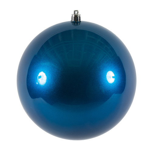 VIC-N592002DCV - 8" Blue Candy Ball UV Drilled Cap - Vickerman