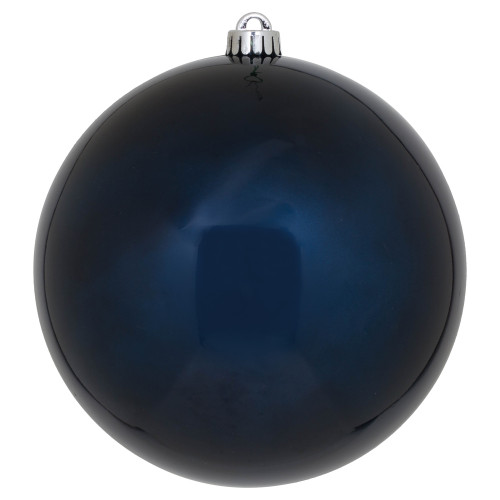 VIC-N592031DCV - 8" Midnight Blue Candy Ball UV Drilled - Vickerman