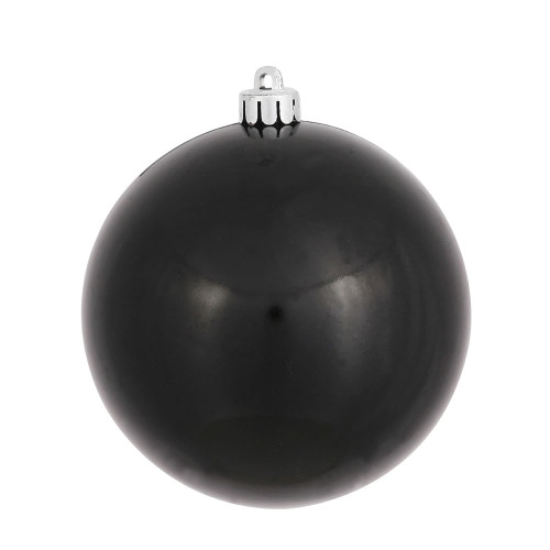 VIC-N592517DCV - 10" Black Candy Ball UV Drilled Cap - Vickerman