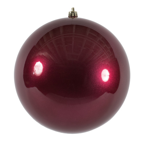 VIC-N592521DCV - 10" Berry Red Candy Ball UV Drilled - Vickerman