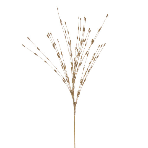VIC-QG221908 - 36" Gold Berry Glitter Spray, 6-Pack - Vickerman