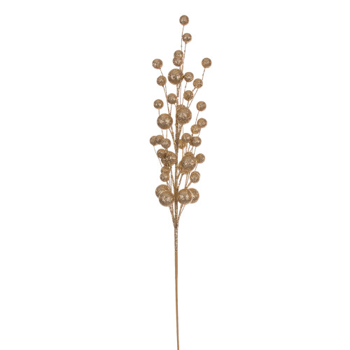 VIC-QG226708 - 27" Gold Multi Ball Glitter Spray, 4-Pack - Vickerman