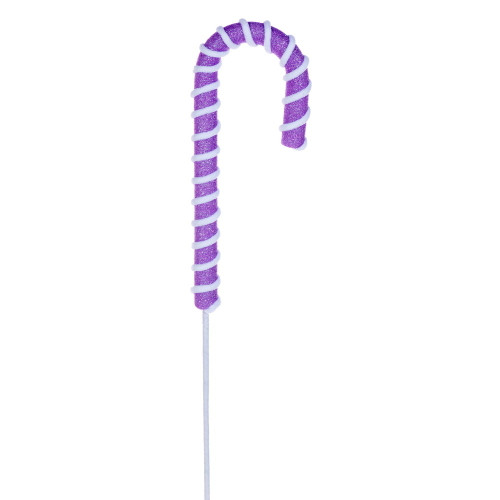 VIC-RPQ252166 - 23.5" Purple Candy Cane Stem, 3-Pack - Vickerman