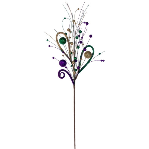 VIC-RPQ260567 - 30" Mardi Gras Loop Curl Spray, 4-Pack - Vickerman