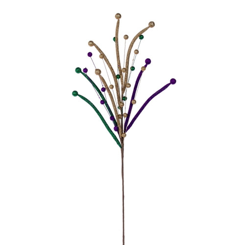 VIC-RPQ260967 - 27" Mardi Gras Whimsical Spray, 4-Pack - Vickerman
