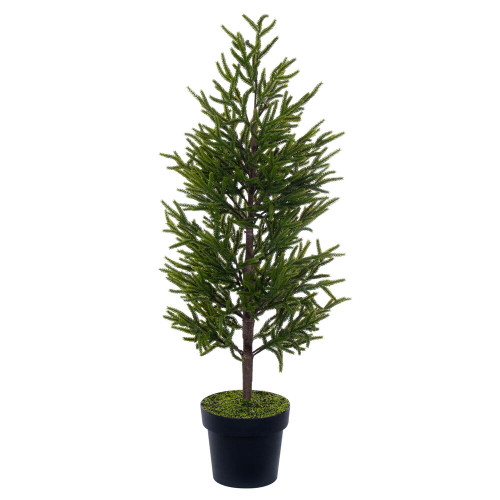 VIC-RS240340 - 40.5" Potted Green Norfolk Pine Tree - Vickerman