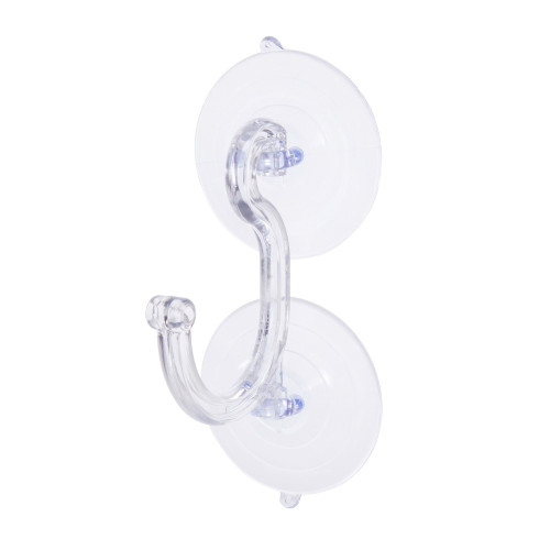 VIC-V25CSU22 - 6.5" Double Suction Cup Hook 22 Lbs, 4-Pack - Vickerman