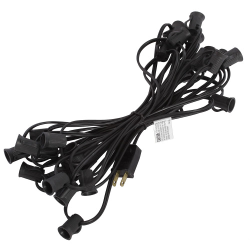 VIC-VC7SPT1-12K25 - C7 Socket Wire 25' x 25 SPT1 Black - Vickerman