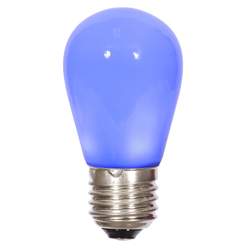 VIC-X14SC02-10 - S14 LED Blue Ceramic Bulb E26 Base, 10-Pack - Vickerman