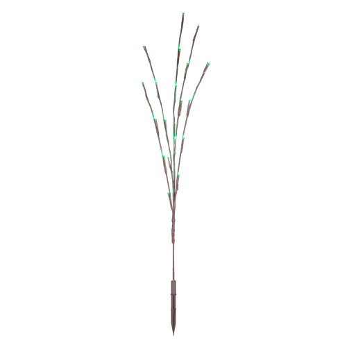 VIC-X15B604 - 60 Lights 3Pc 36" LED Green WA Brown Wire Twig Lights - Vickerman