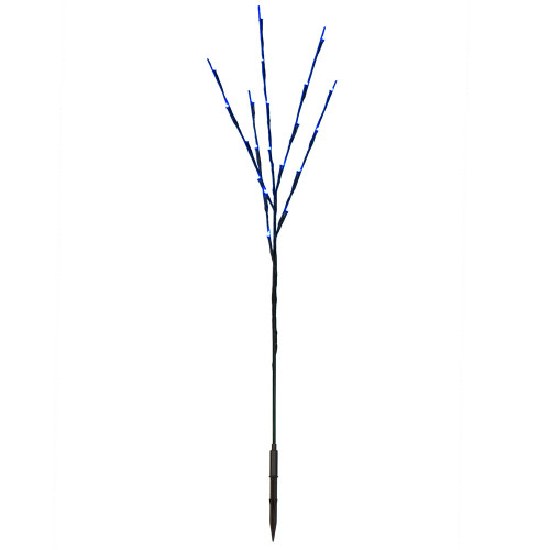VIC-X15B632 - 60 Lights 3Pc 36" LED Teal WA Brown Wire Twig Lights - Vickerman