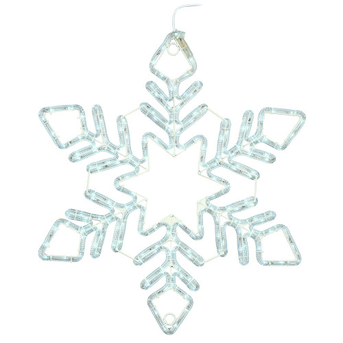 VIC-X176324 - 24" Pure White LED Star Snowflake - Vickerman
