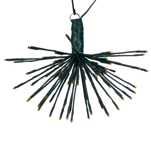 VIC-X21G088 - 80 Lights x 16" Green Starburst Orange LED - Vickerman
